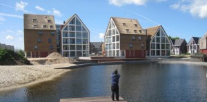 I Holland bygges der fortsat i vid udstr?kning boliger med meget lille indbyrdes
